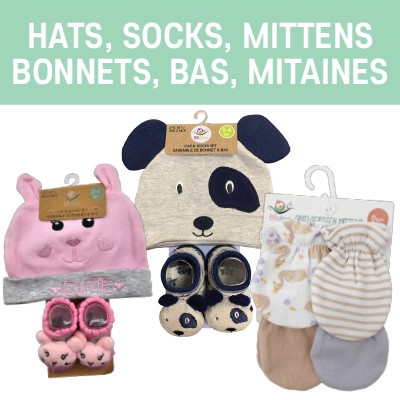 Image Hats, Sock, Anti-Scratch Mittens